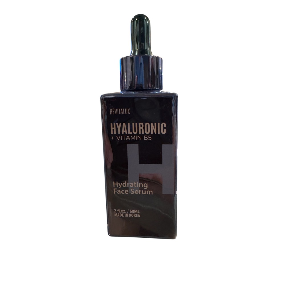 Revitalux Hyaluronic + VitaminB5 Hydrating Face Serum 2oz Made in Korea K-Beauty